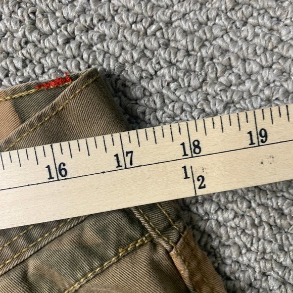 Jordan Craig Mens‎ Shorts Size 34 Brown Camouflage Cut Off Pockets Casual - Picture 7 of 11